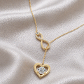 Alessandra Infinity Pendant Necklace