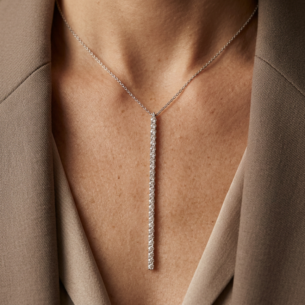 Alessia Cascade Y Necklace