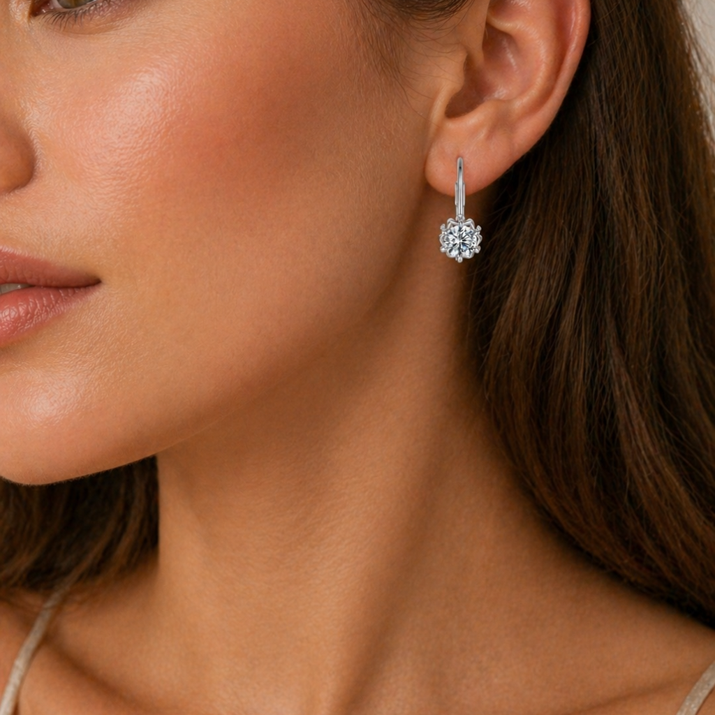 Athena Florea Drop Earrings