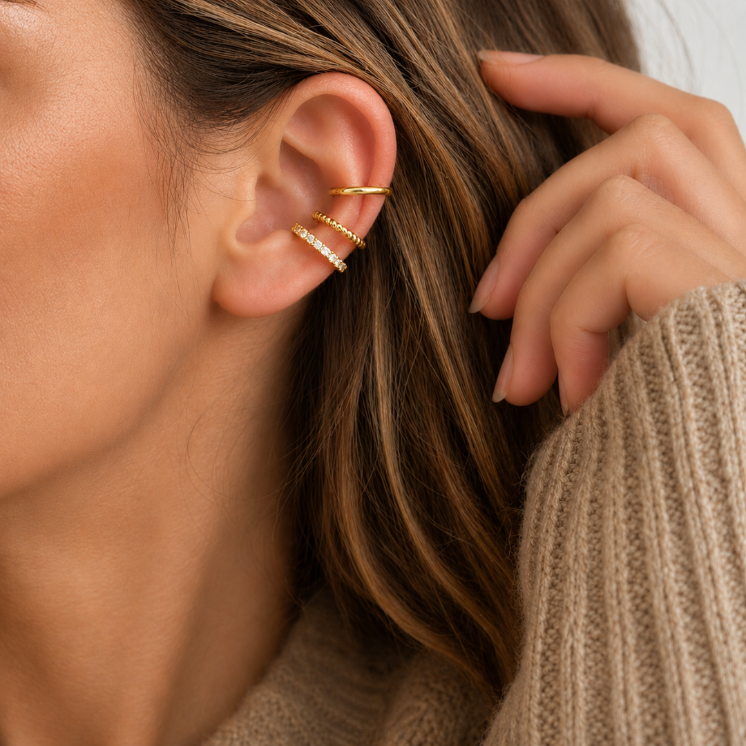 Aurea Edge Ear Cuff Set