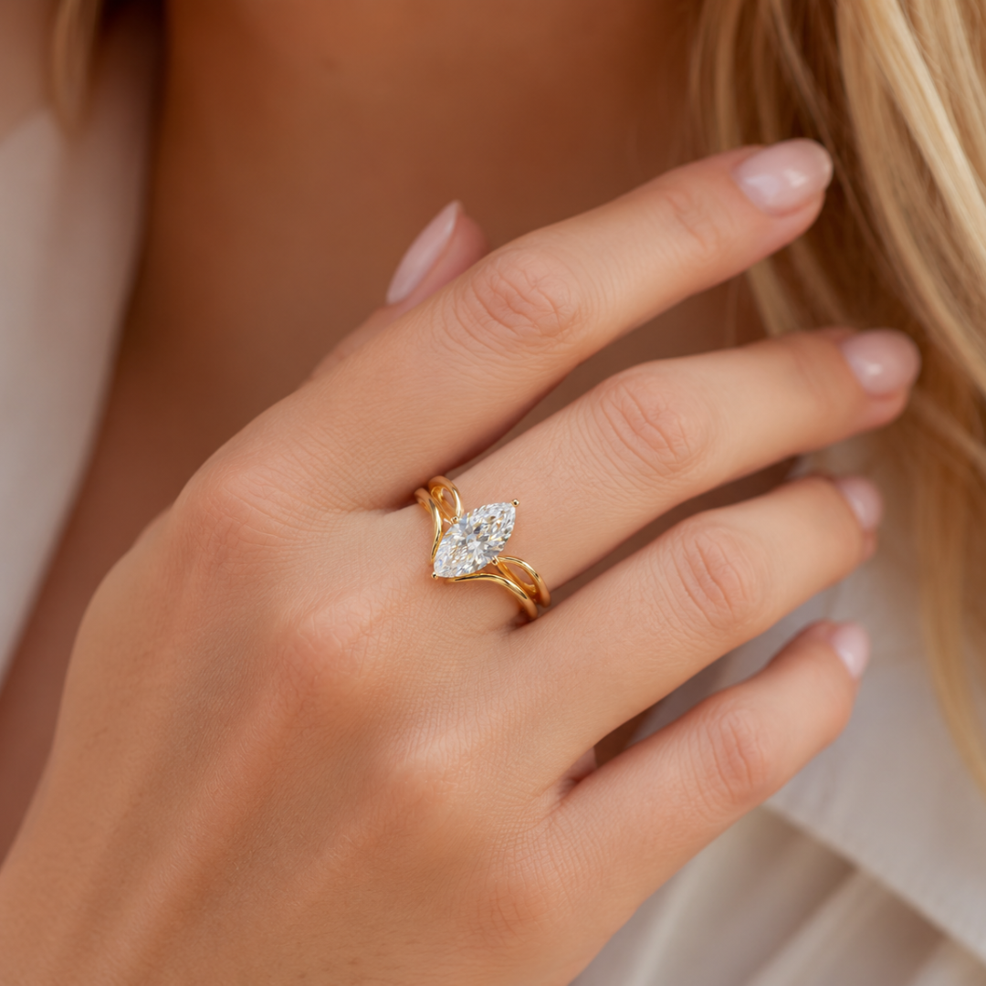 Aurora Crown Ring Set