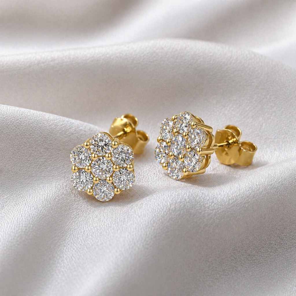 Ava Imperial Stud Earrings