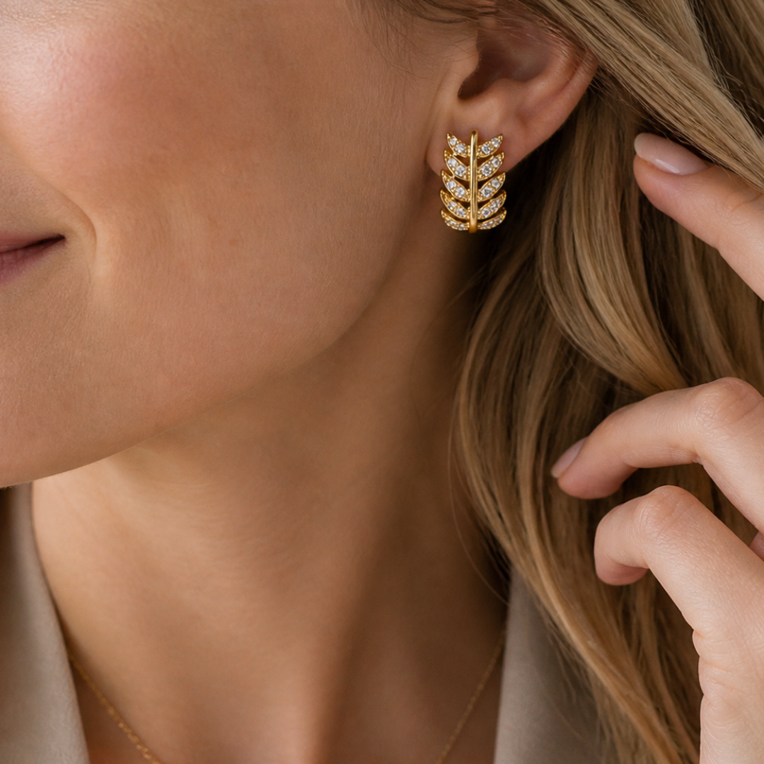 Camila Verdelle Huggie Earrings