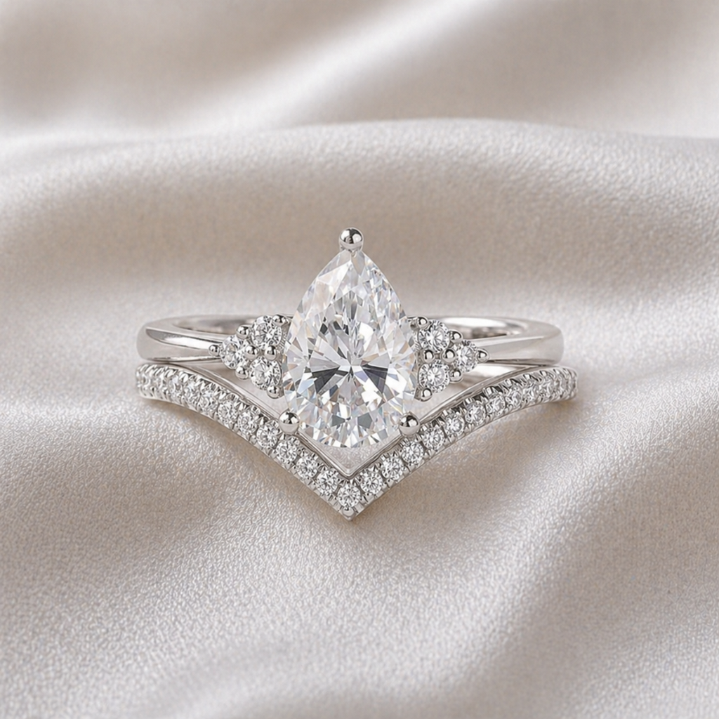 Fiorella Marquise Ring Set