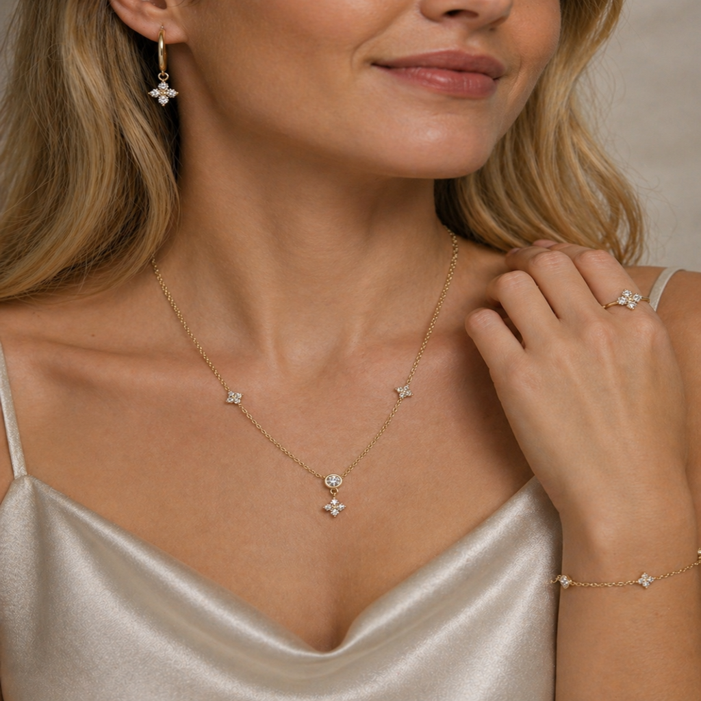Gabriella Clover Jewelry Set