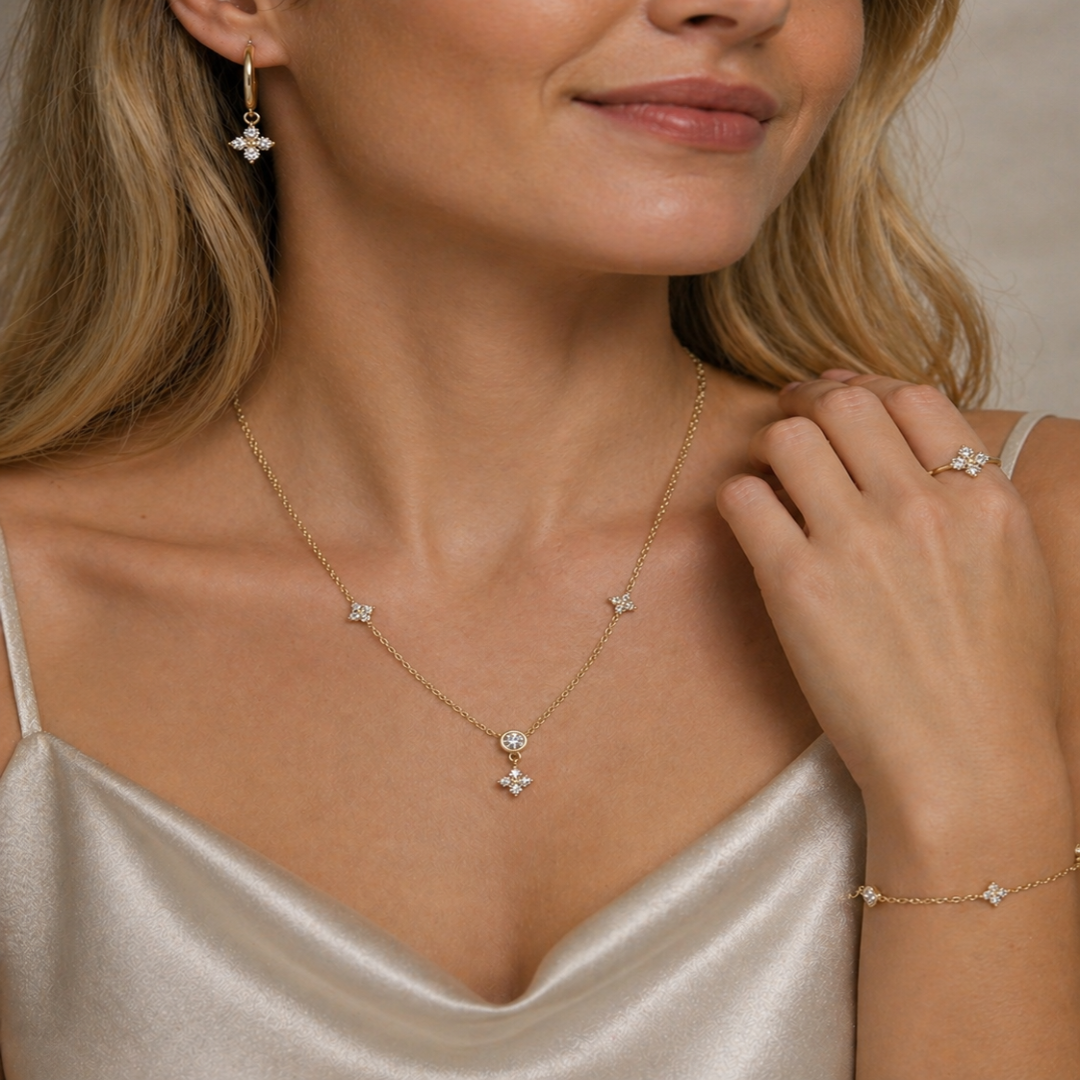 Gabriella Clover Jewelry Set