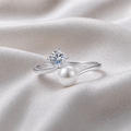 Giselle Pearl Open Ring