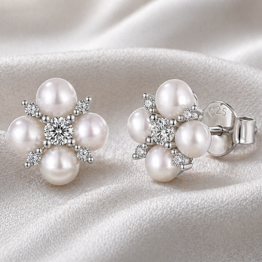 Madeline Pearl Stud Earrings