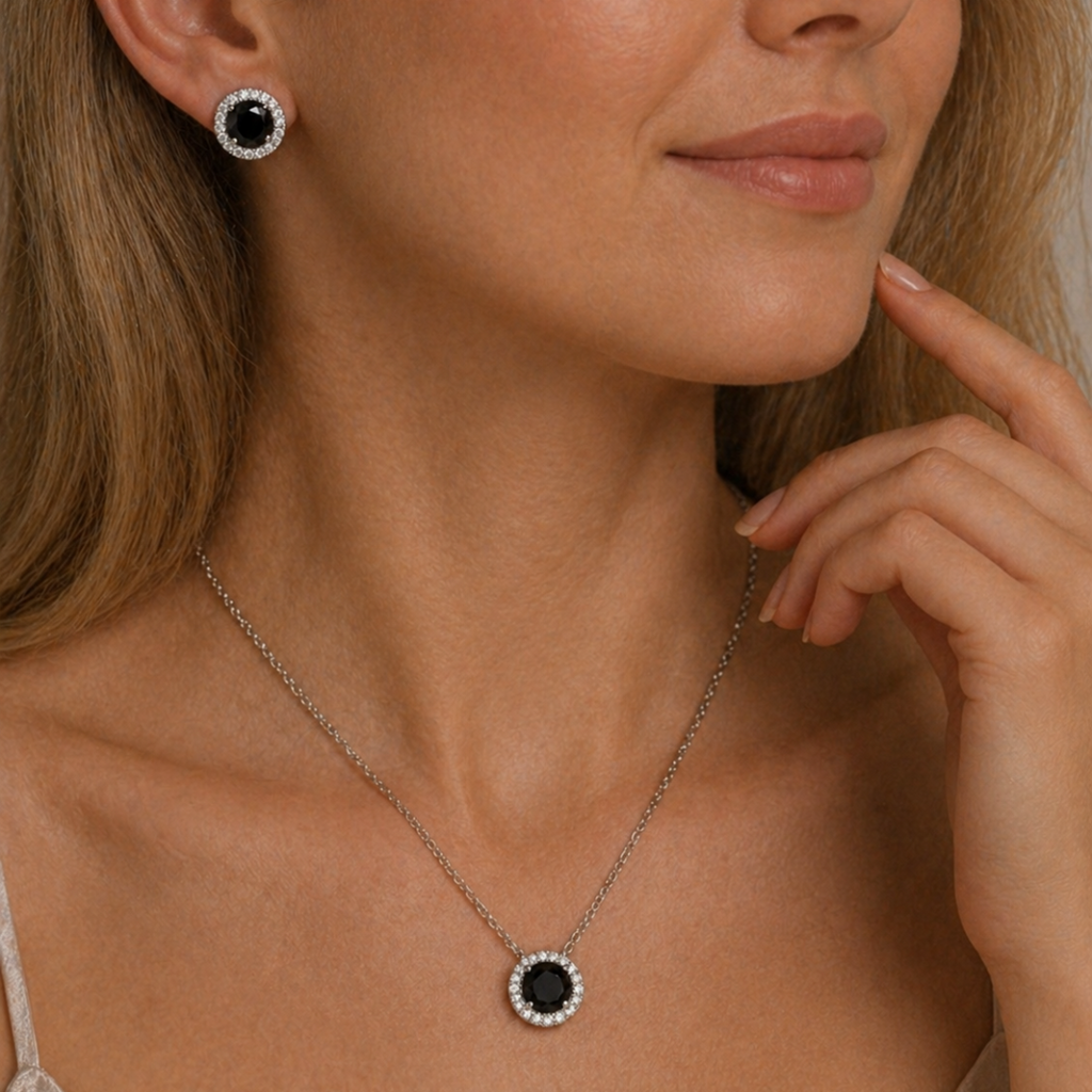 Naomi Noir Jewelry Set