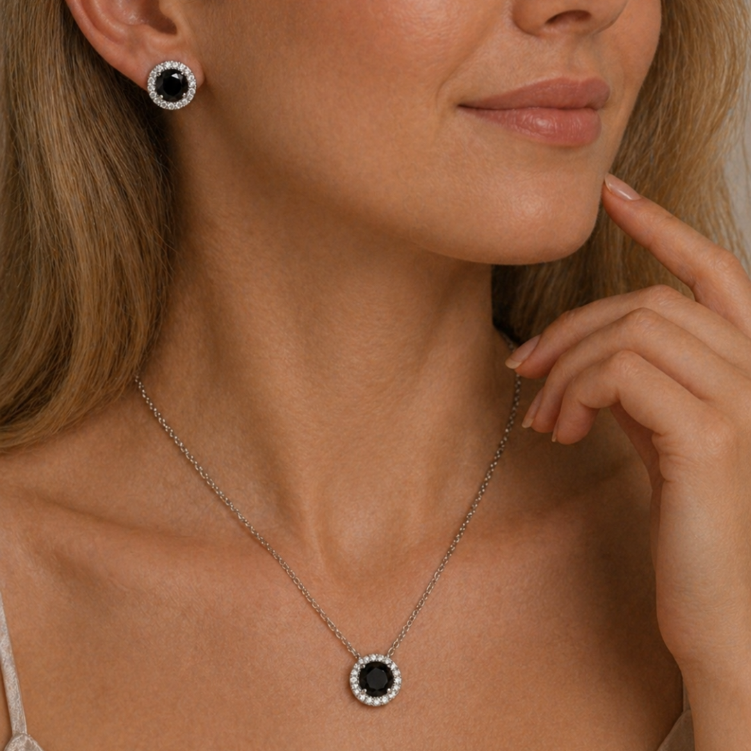 Naomi Noir Jewelry Set