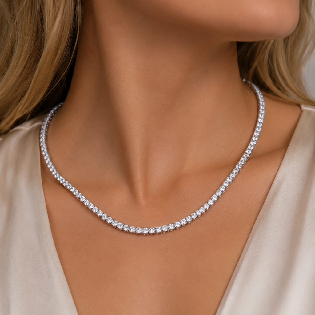 Nina Royal Tennis Necklace