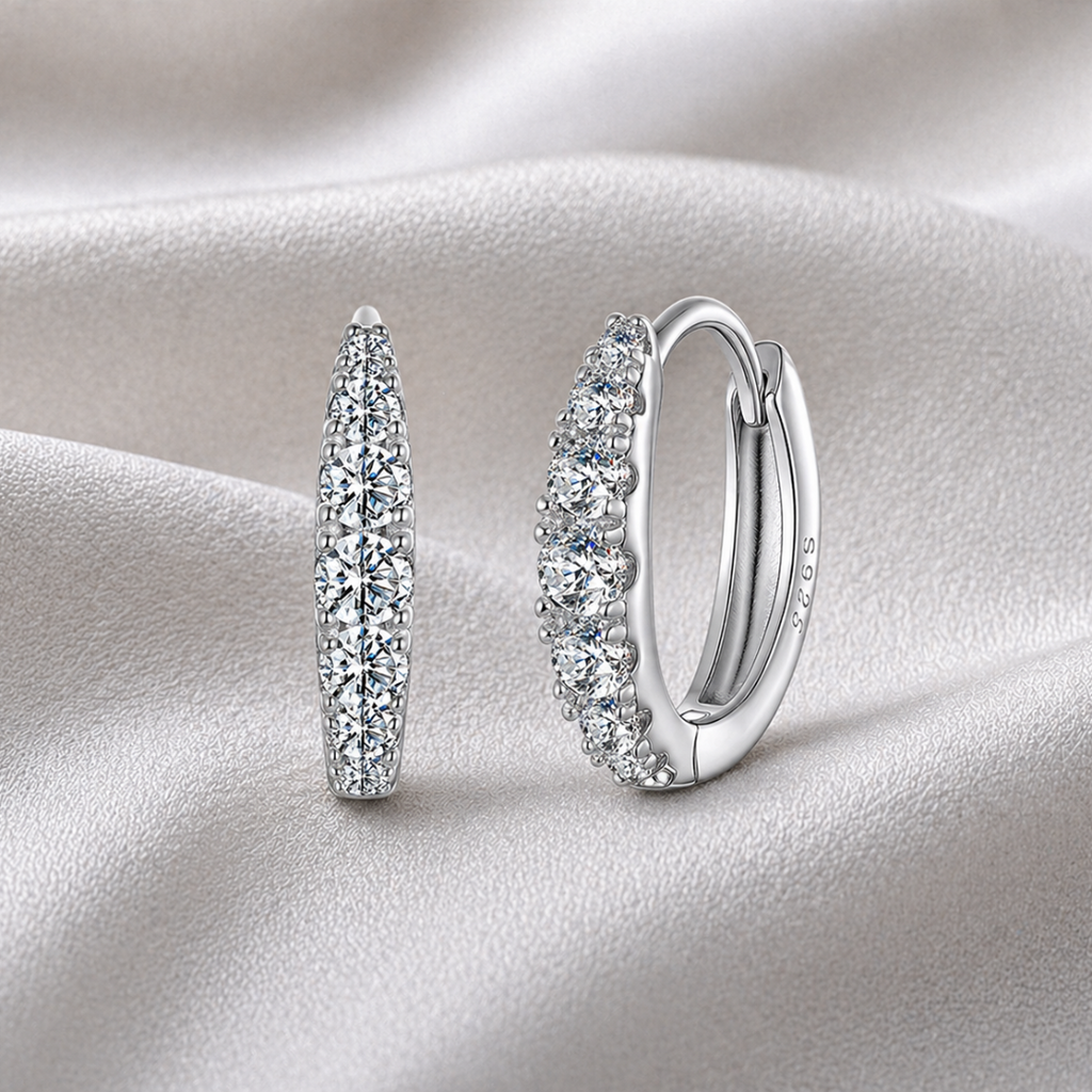 Savannah Huggie Hoop Earrings