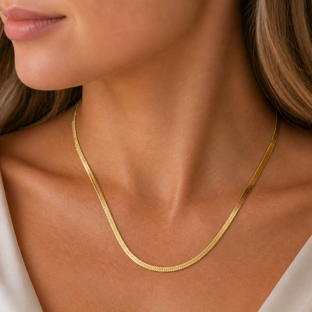Velour Luxe Chain Necklace