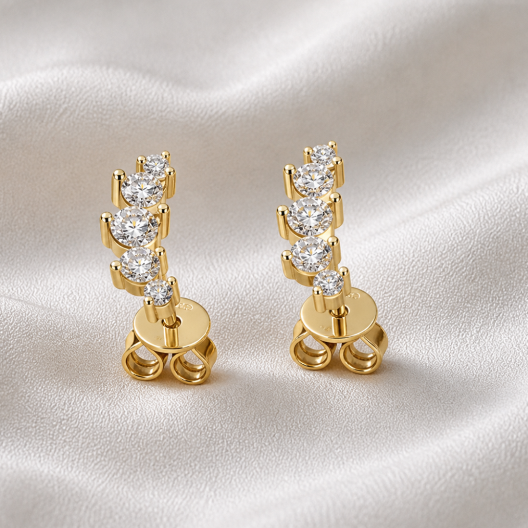 Zoe Eclat Stud Earrings